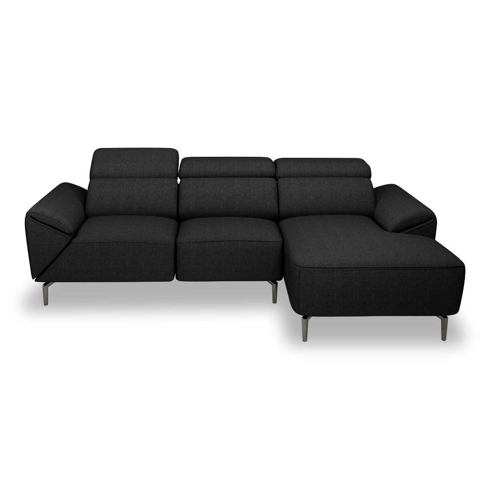 CITRON - Modular Fabric / Leather Sofa (L-shaped)