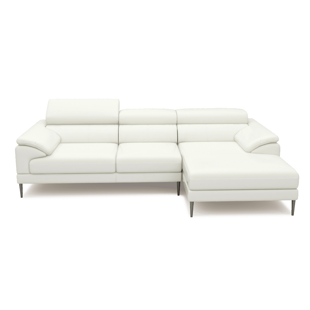 YELDON - Modular Fabric / Leather L-Shaped Sofa