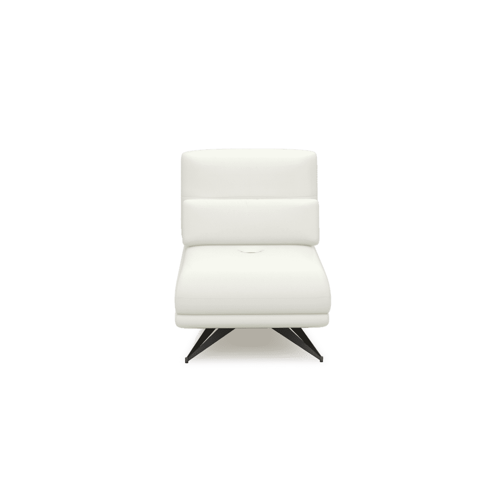 VILLA - Modular Push-Back Fabric / Leather Sofa (1-Seater)