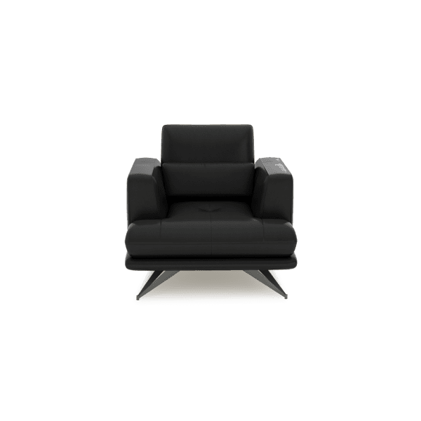VILLA - Modular Push-Back Fabric / Leather Sofa (1-Seater)