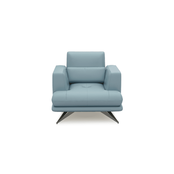 VILLA - Modular Push-Back Fabric / Leather Sofa (1-Seater)