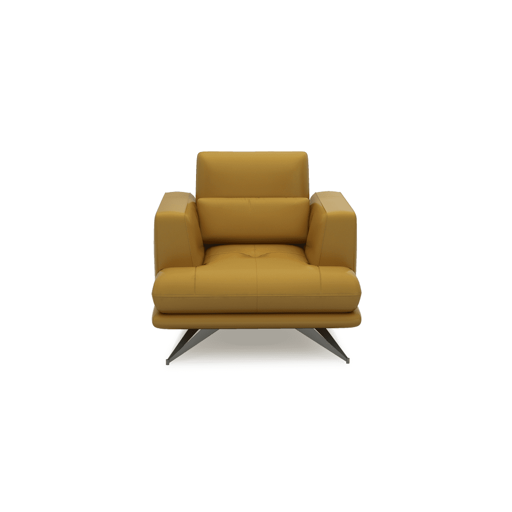 VILLA - Modular Push-Back Fabric / Leather Sofa (1-Seater)