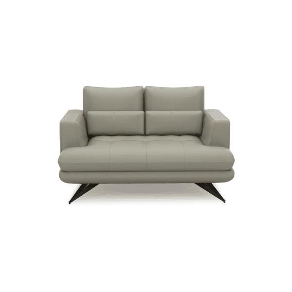 VILLA - Modular Push-Back Fabric / Leather Sofa (2-Seater)