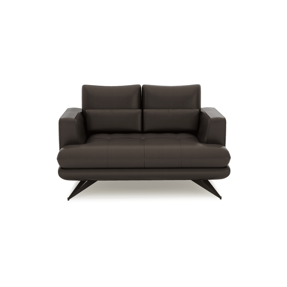 VILLA - Modular Push-Back Fabric / Leather Sofa (2-Seater)