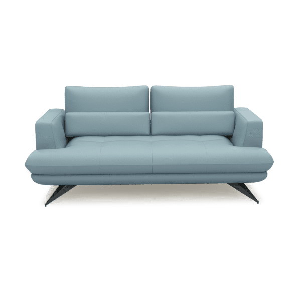 VILLA - Modular Push-Back Fabric / Leather Sofa (3-seater)