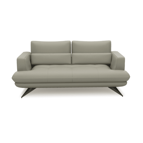 VILLA - Modular Push-Back Fabric / Leather Sofa (3-seater)