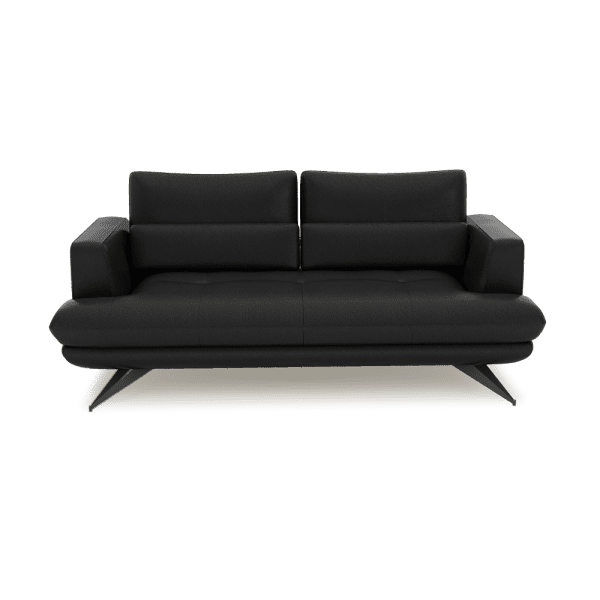 VILLA - Modular Push-Back Fabric / Leather Sofa (3-seater)