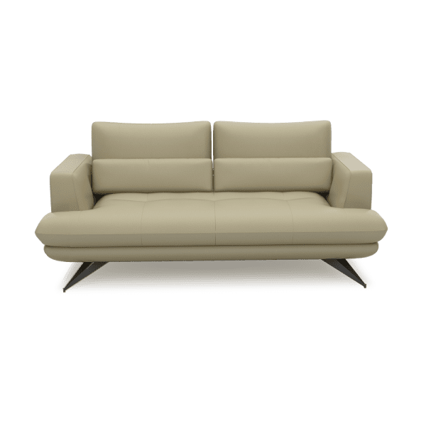 VILLA - Modular Push-Back Fabric / Leather Sofa (3-seater)
