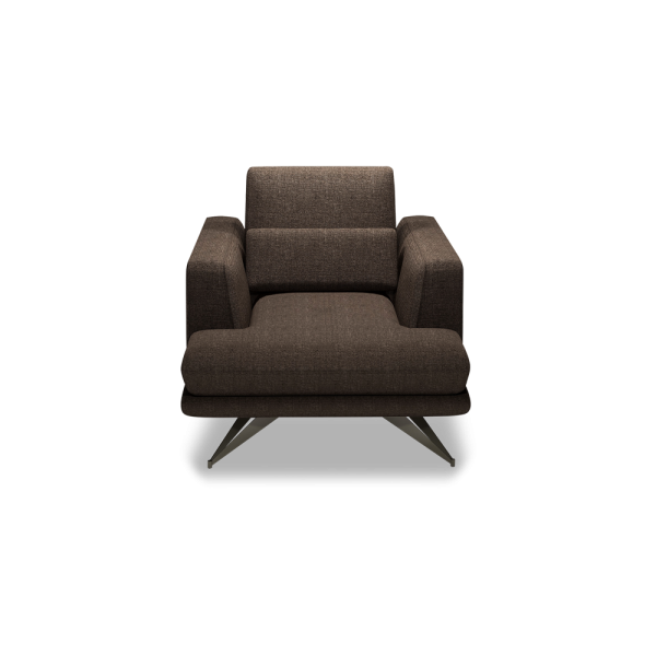 VILLA - Modular Push-Back Fabric / Leather Sofa (1-Seater)