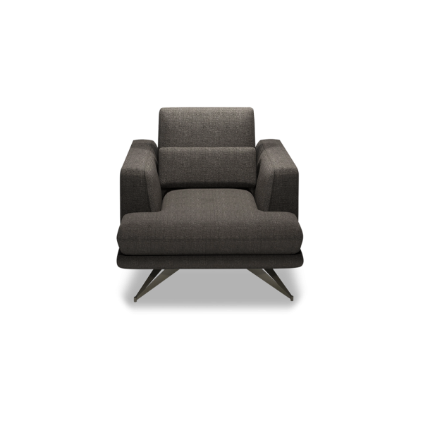 VILLA - Modular Push-Back Fabric / Leather Sofa (1-Seater)