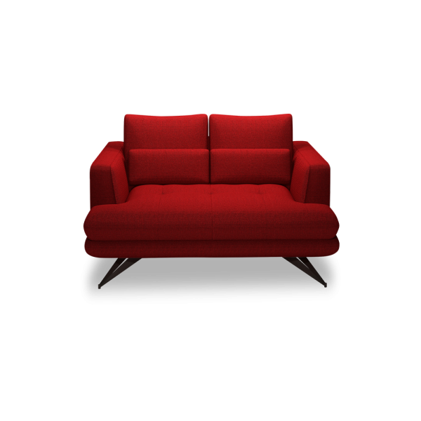 VILLA - Modular Push-Back Fabric / Leather Sofa (2-Seater)