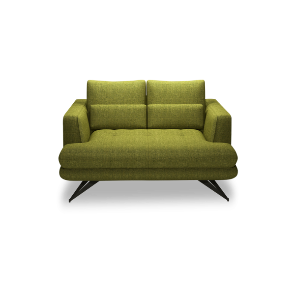 VILLA - Modular Push-Back Fabric / Leather Sofa (2-Seater)