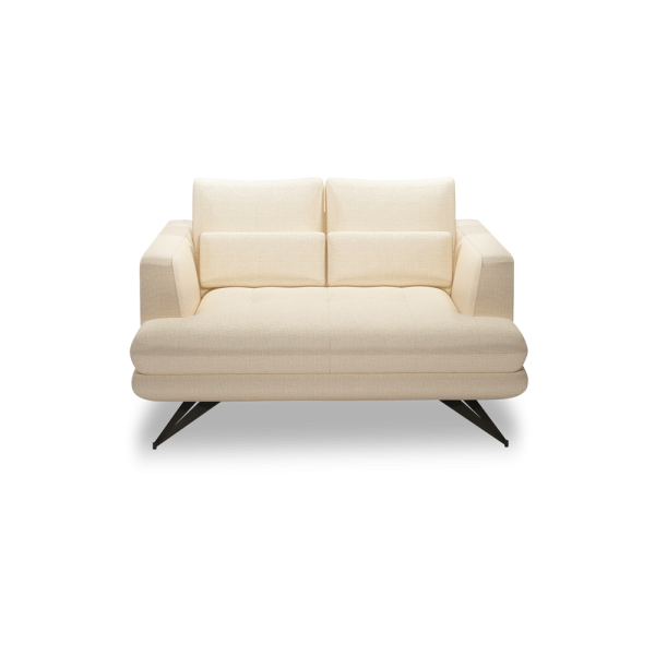 VILLA - Modular Push-Back Fabric / Leather Sofa (2-Seater)