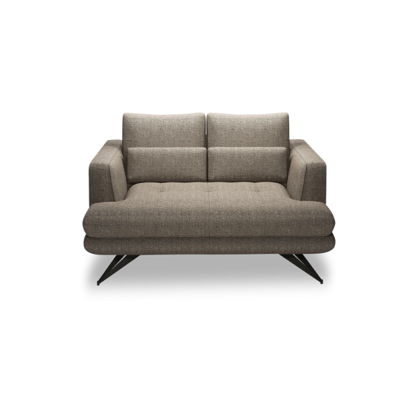 VILLA - Modular Push-Back Fabric / Leather Sofa (2-Seater)