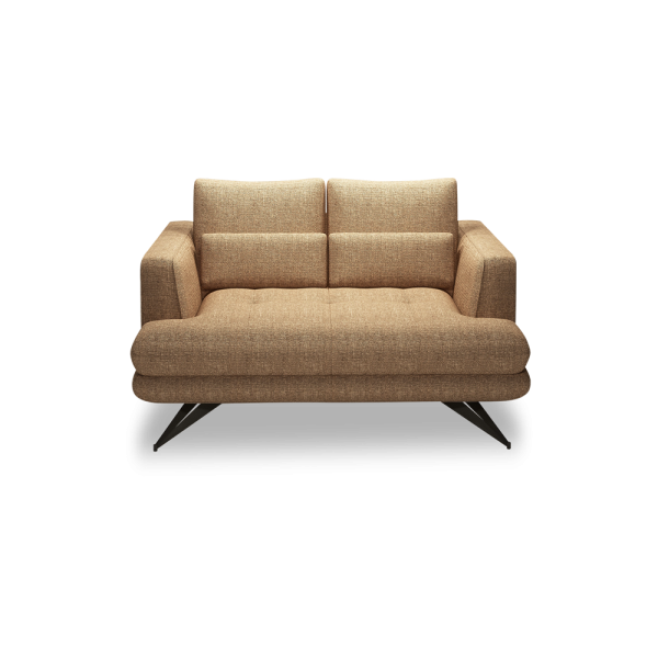 VILLA - Modular Push-Back Fabric / Leather Sofa (2-Seater)