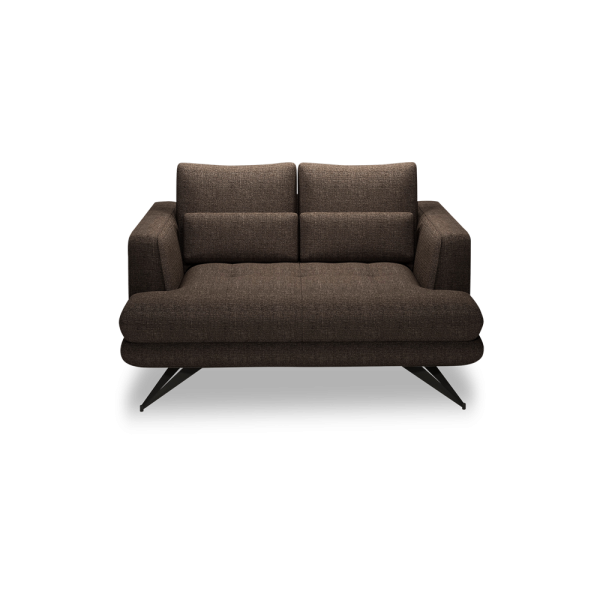 VILLA - Modular Push-Back Fabric / Leather Sofa (2-Seater)