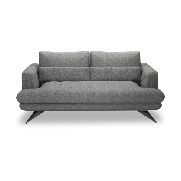 VILLA - Modular Push-Back Fabric / Leather Sofa (3-seater)