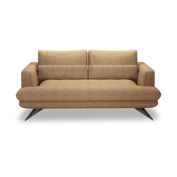 VILLA - Modular Push-Back Fabric / Leather Sofa (3-seater)