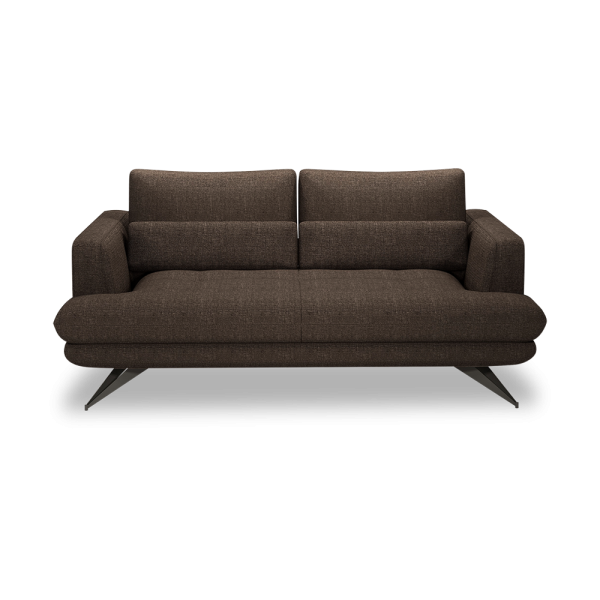 VILLA - Modular Push-Back Fabric / Leather Sofa (3-seater)