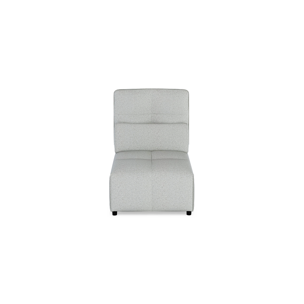 JERON – Modular Push Back Fabric Sofa with Storage Arm (1-seater No Arm)