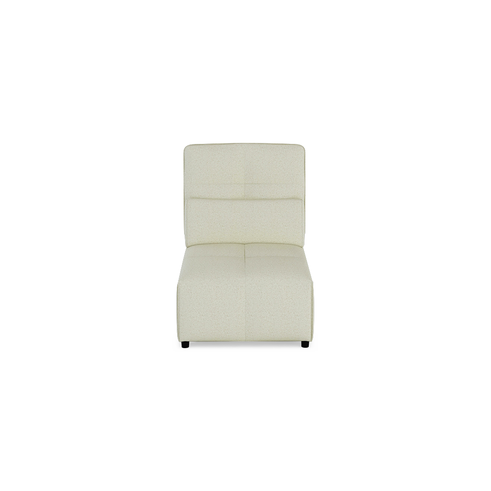 JERON – Modular Push Back Fabric Sofa with Storage Arm (1-seater No Arm)