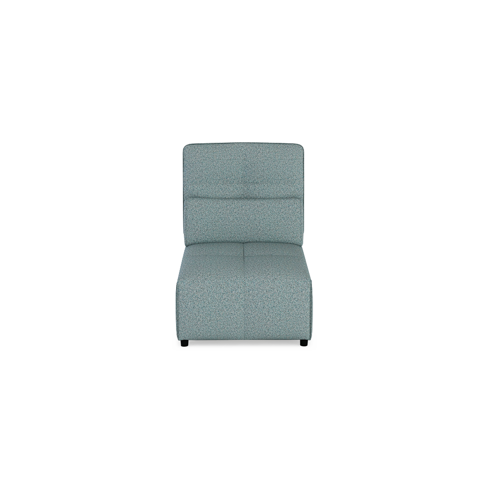 JERON – Modular Push Back Fabric Sofa with Storage Arm (1-seater No Arm)