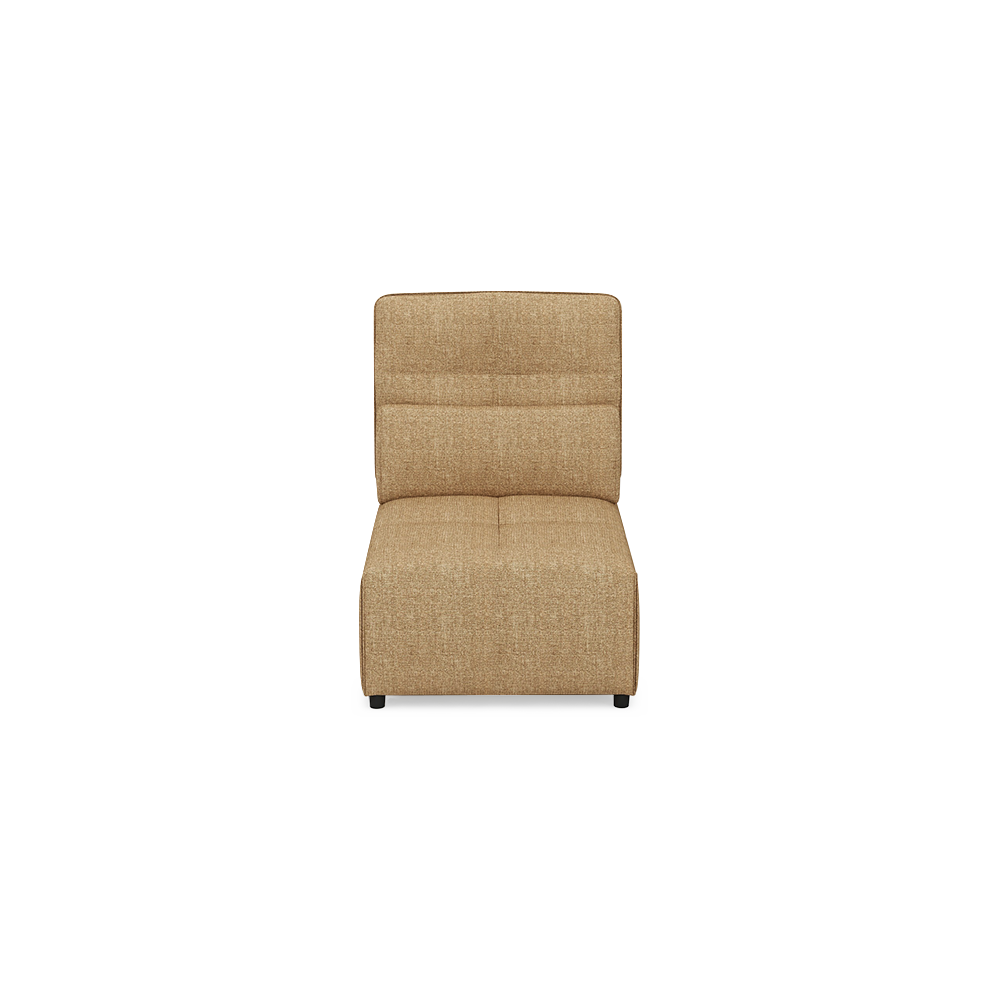 JERON – Modular Push Back Fabric Sofa with Storage Arm (1-seater No Arm)