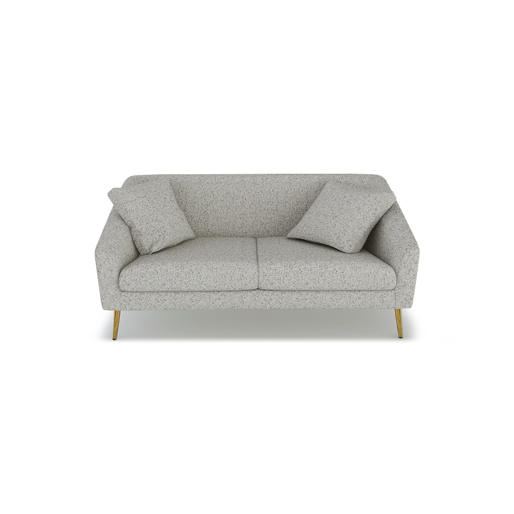 LORO - Low Back Fabric / Leather Sofa (2-seater)