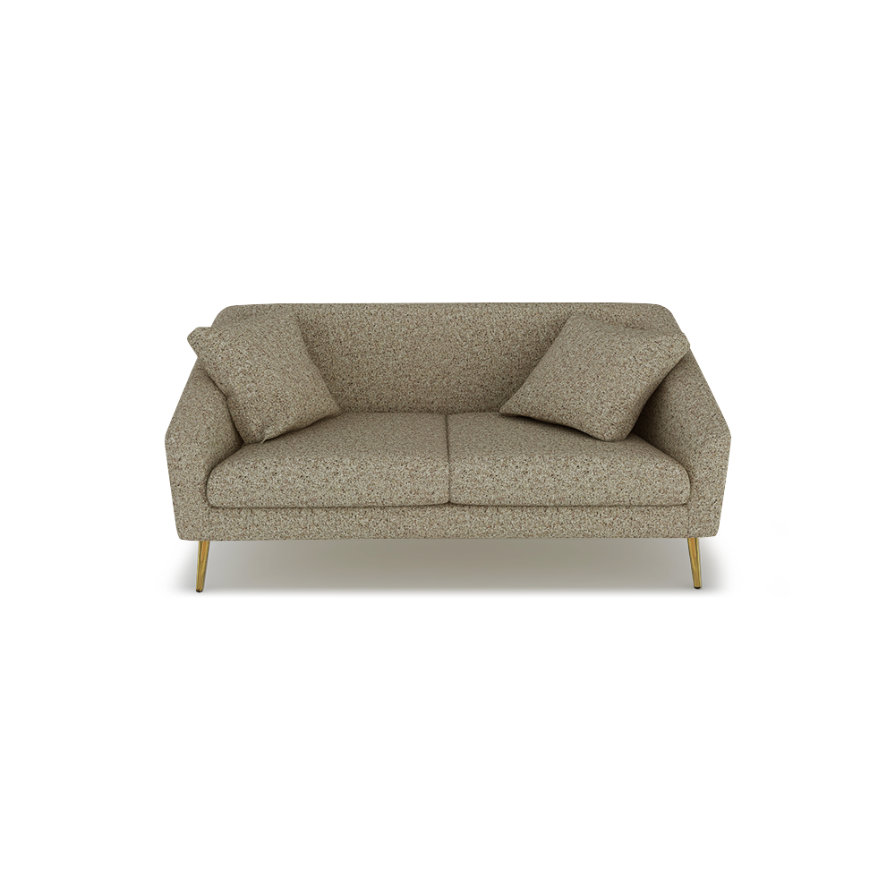 LORO - Low Back Fabric / Leather Sofa (2-seater)