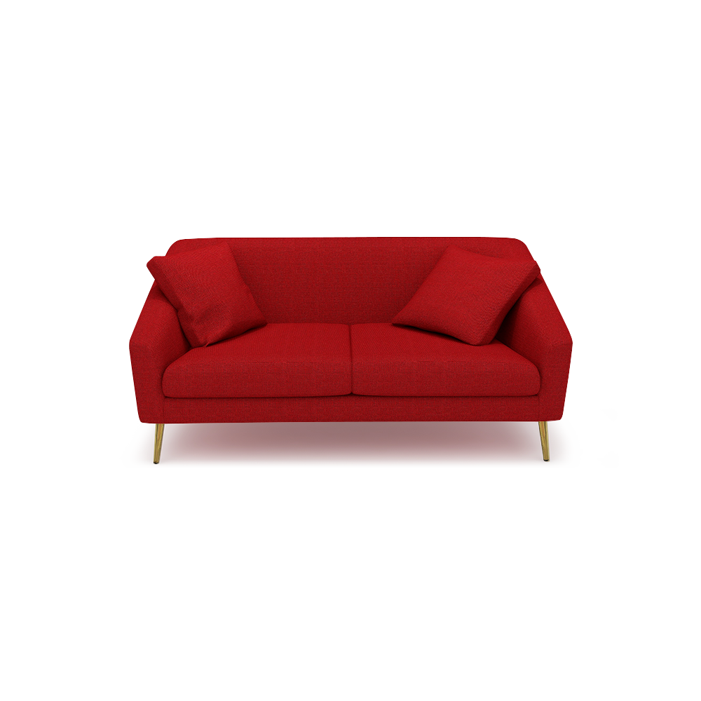 LORO - Low Back Fabric / Leather Sofa (2-seater)