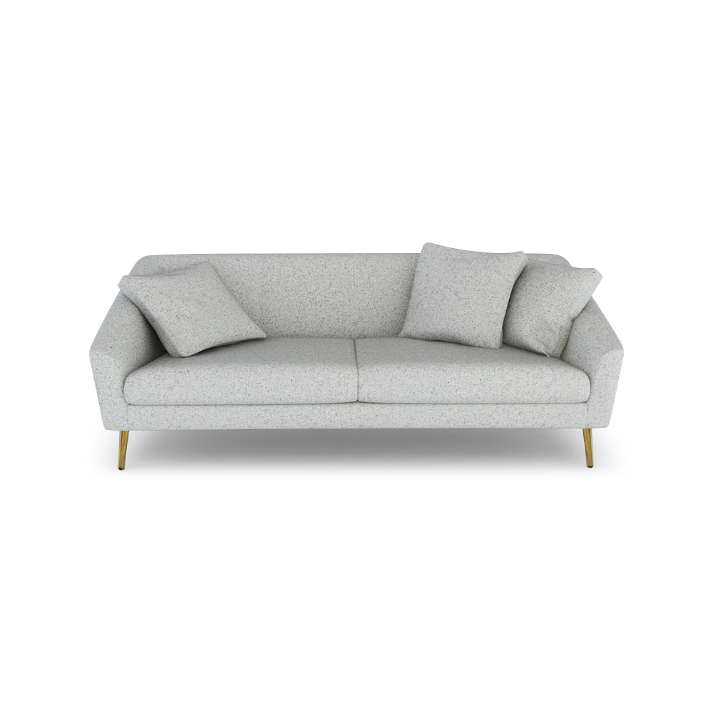 LORO - Low Back Fabric / Leather Sofa (3-seater)