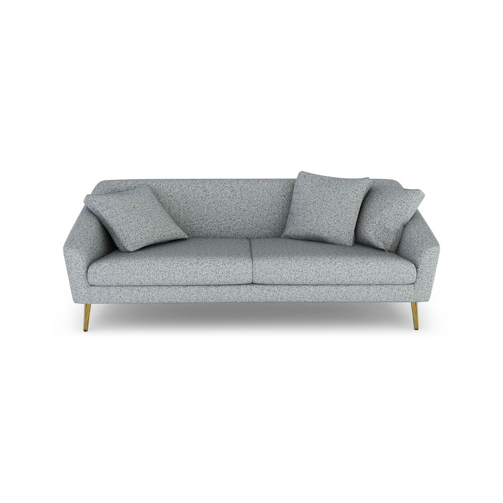 LORO - Low Back Fabric / Leather Sofa (3-seater)