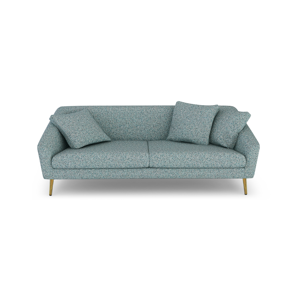 LORO - Low Back Fabric / Leather Sofa (3-seater)