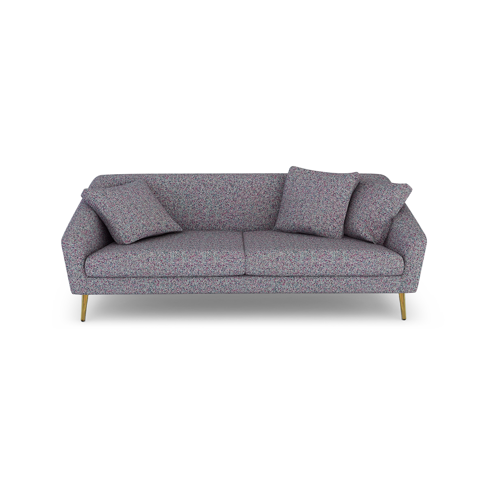 LORO - Low Back Fabric / Leather Sofa (3-seater)