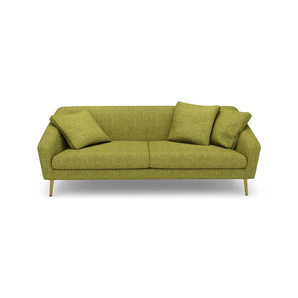 LORO - Low Back Fabric / Leather Sofa (3-seater)