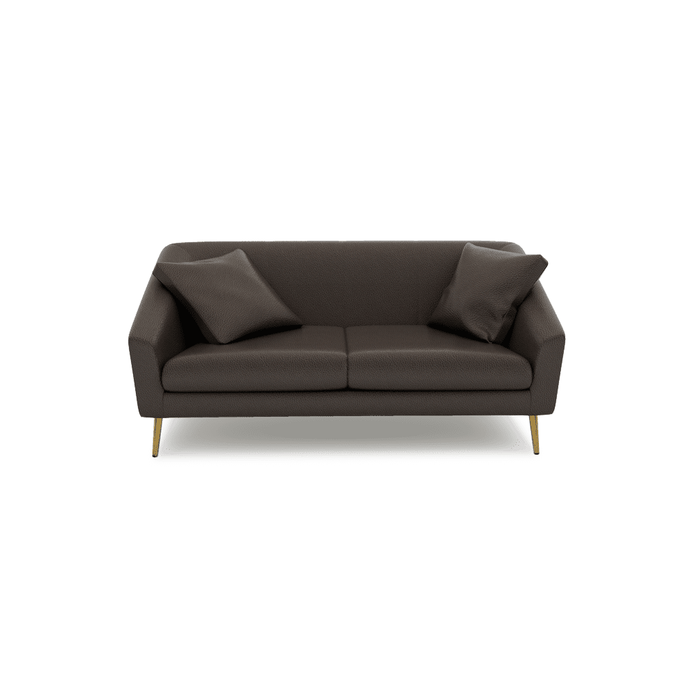 LORO - Low Back Fabric / Leather Sofa (2-seater)
