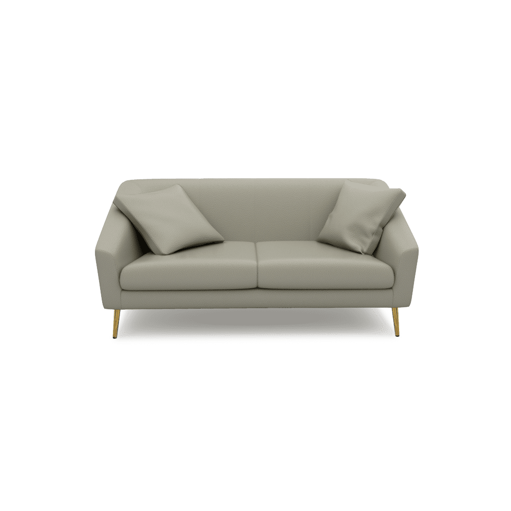 LORO - Low Back Fabric / Leather Sofa (2-seater)