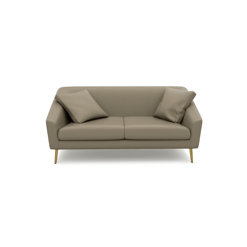 LORO - Low Back Fabric / Leather Sofa (2-seater)
