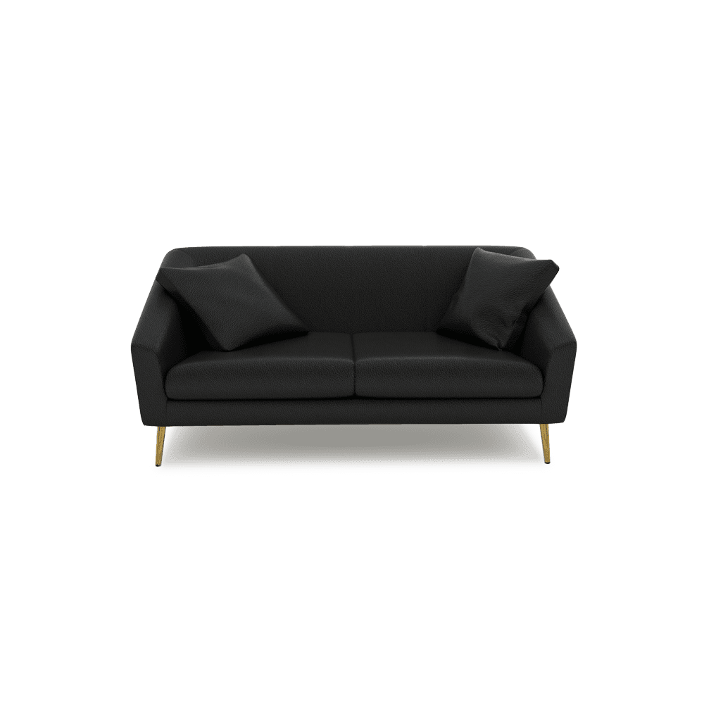 LORO - Low Back Fabric / Leather Sofa (2-seater)