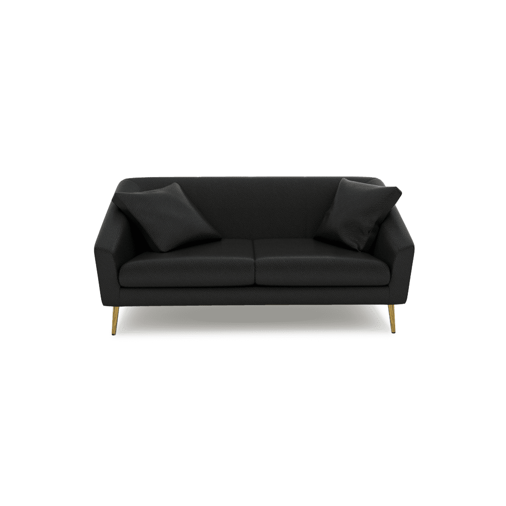 LORO - Low Back Fabric / Leather Sofa (2-seater)