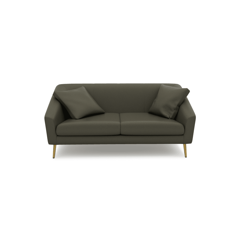 LORO - Low Back Fabric / Leather Sofa (2-seater)