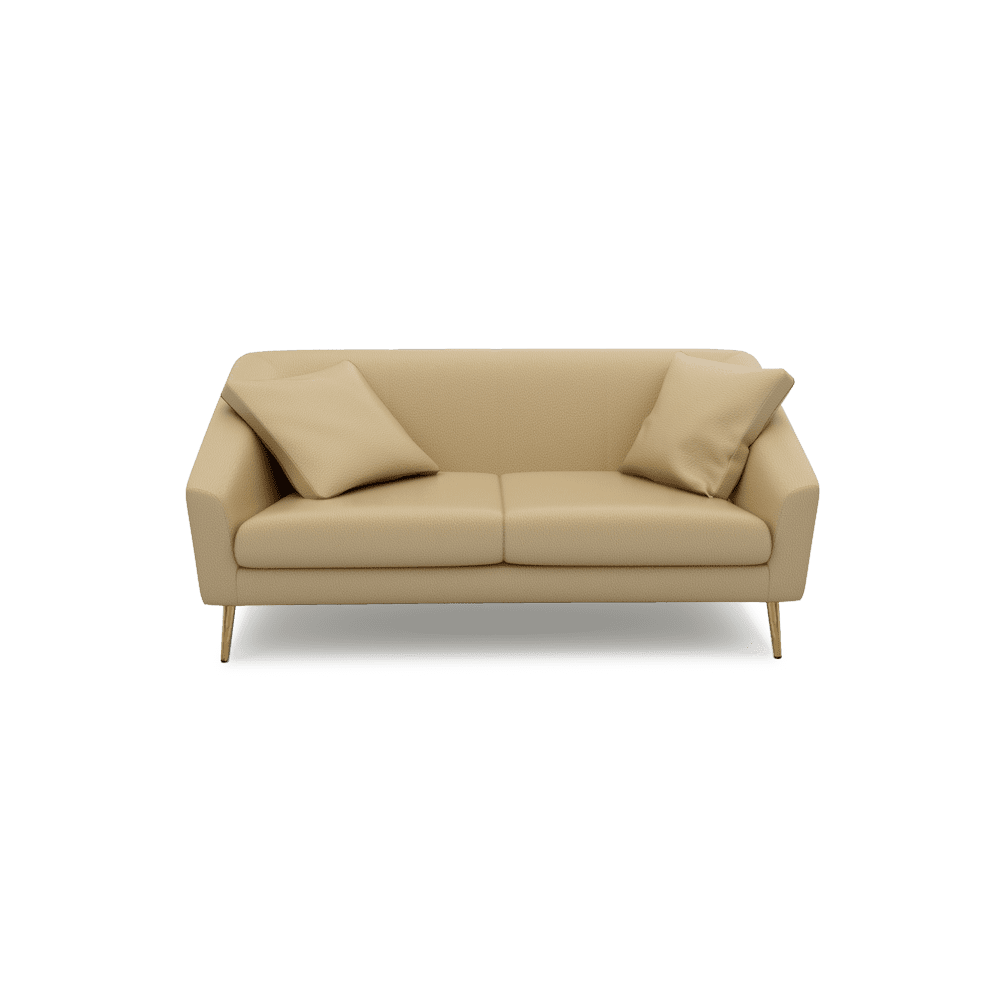 LORO - Low Back Fabric / Leather Sofa (2-seater)