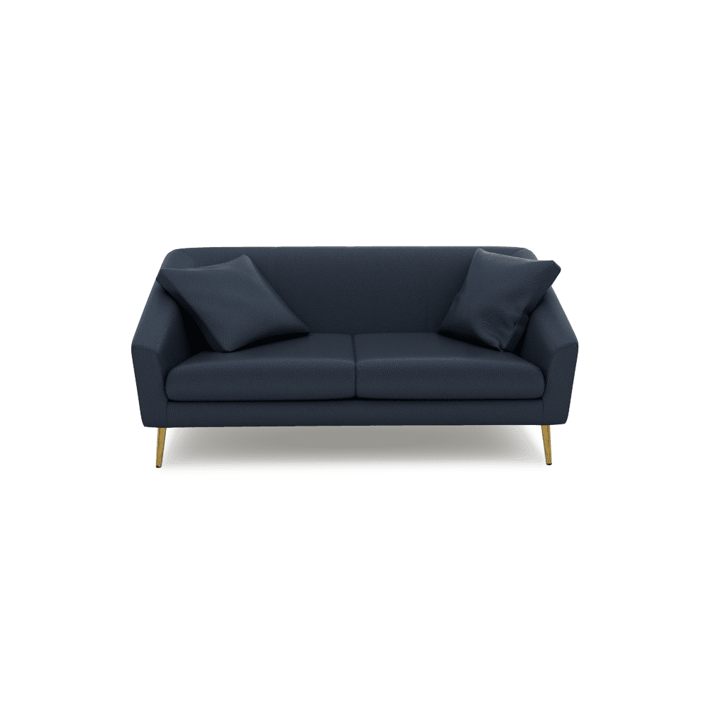 LORO - Low Back Fabric / Leather Sofa (2-seater)