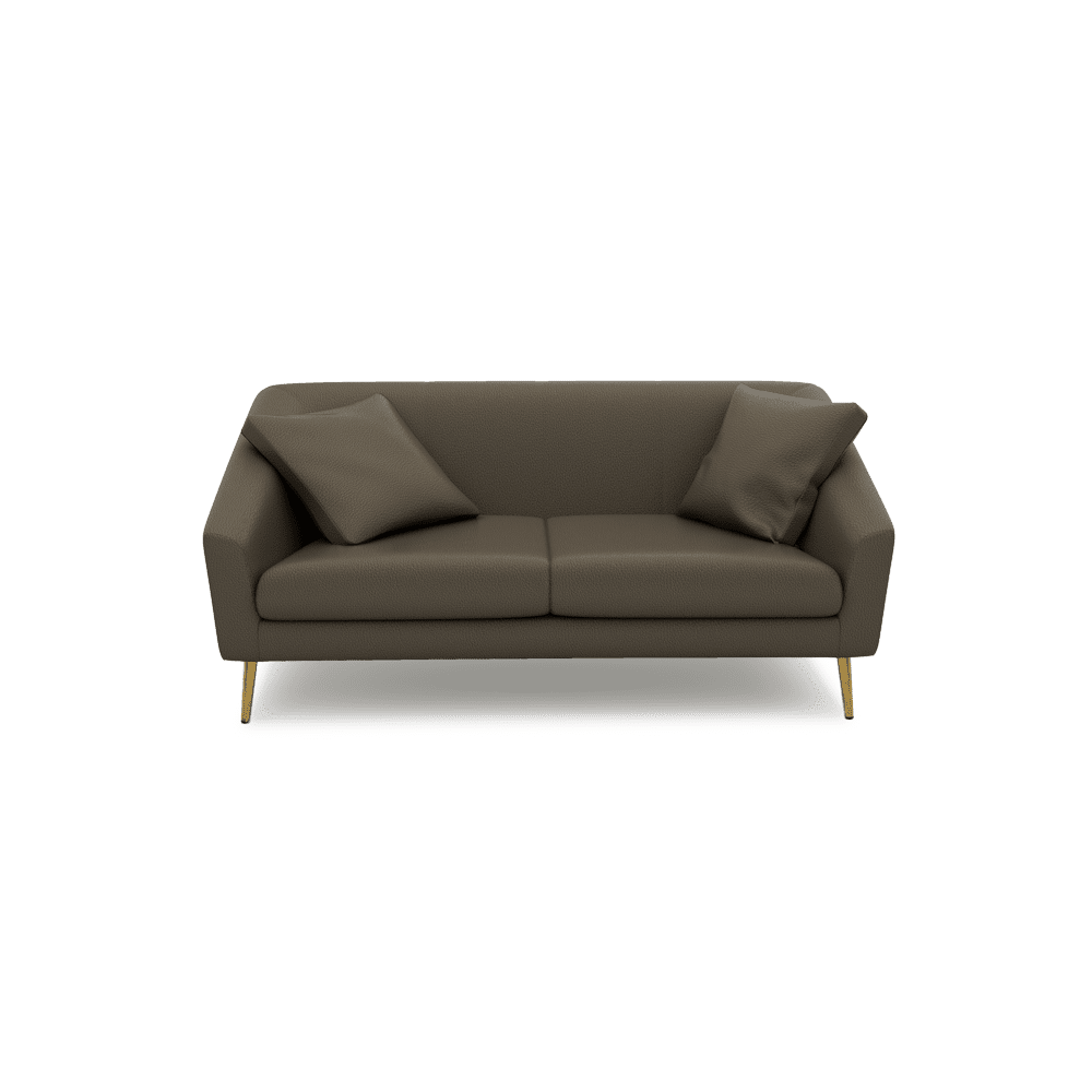 LORO - Low Back Fabric / Leather Sofa (2-seater)