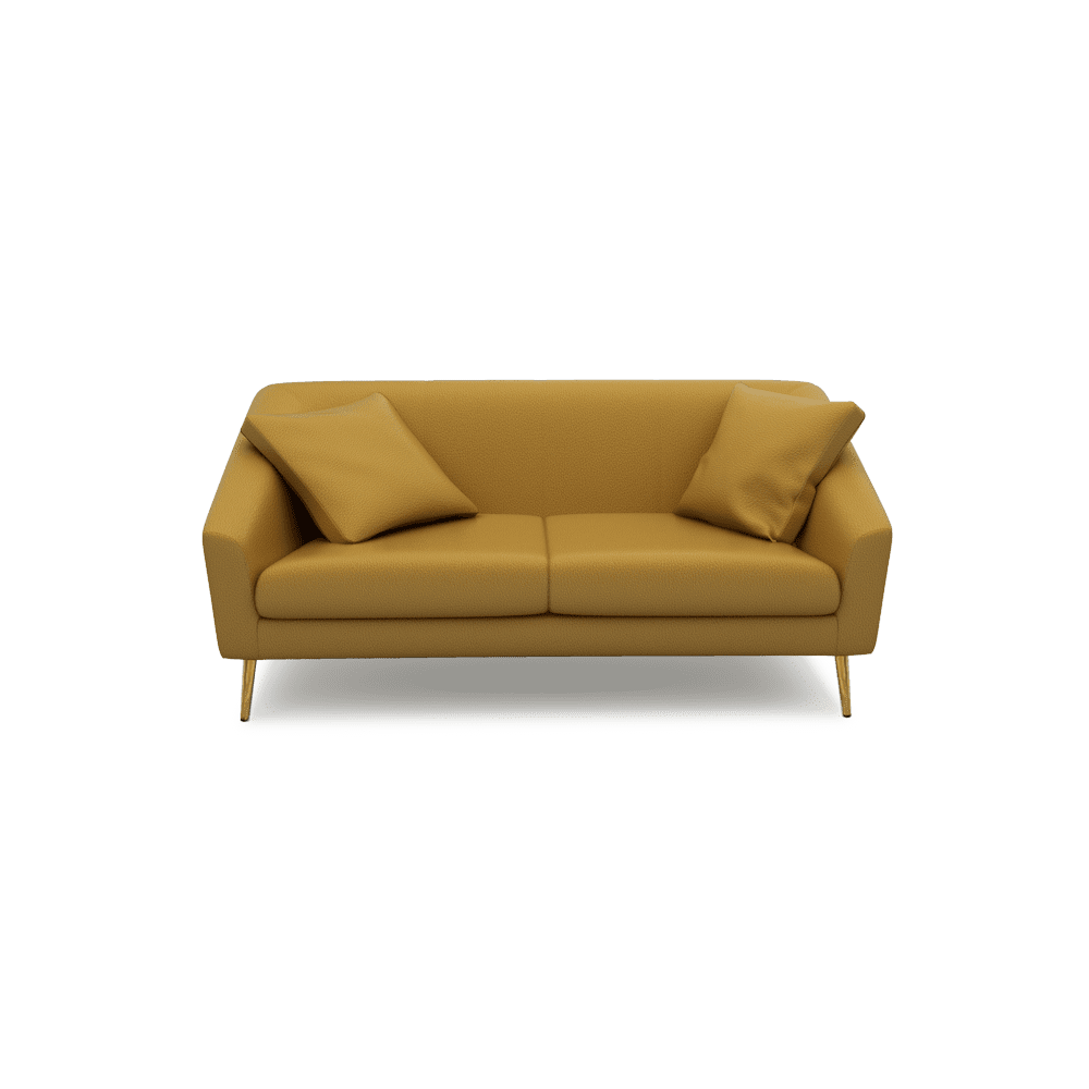 LORO - Low Back Fabric / Leather Sofa (2-seater)