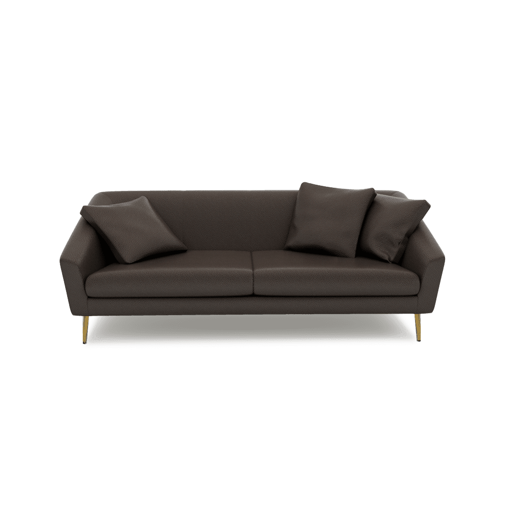 LORO - Low Back Fabric / Leather Sofa (3-seater)