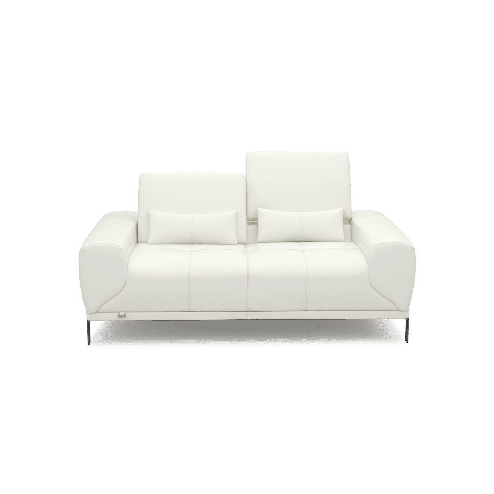 WILFORD – Modular Fabric / Leather Sofa with Adjustable Backrest (2-seater)