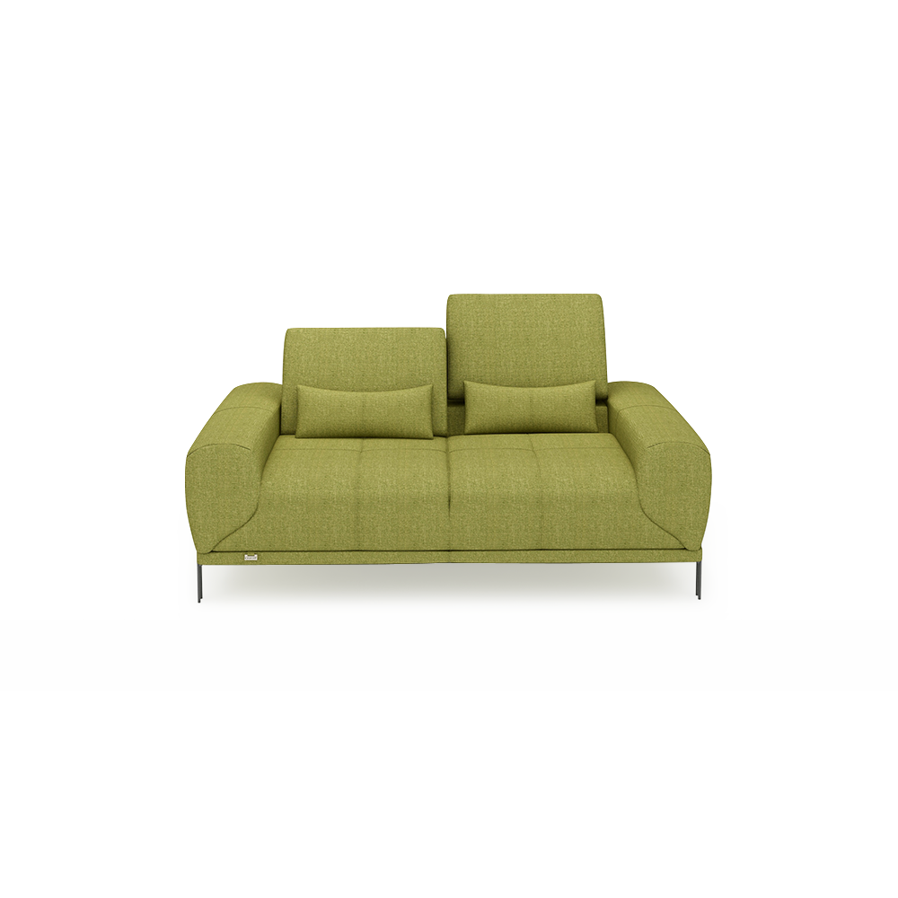 WILFORD – Modular Fabric / Leather Sofa with Adjustable Backrest (2-seater)