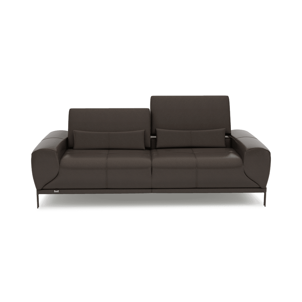 WILFORD – Modular Fabric / Leather Sofa with Adjustable Backrest (3-seater)