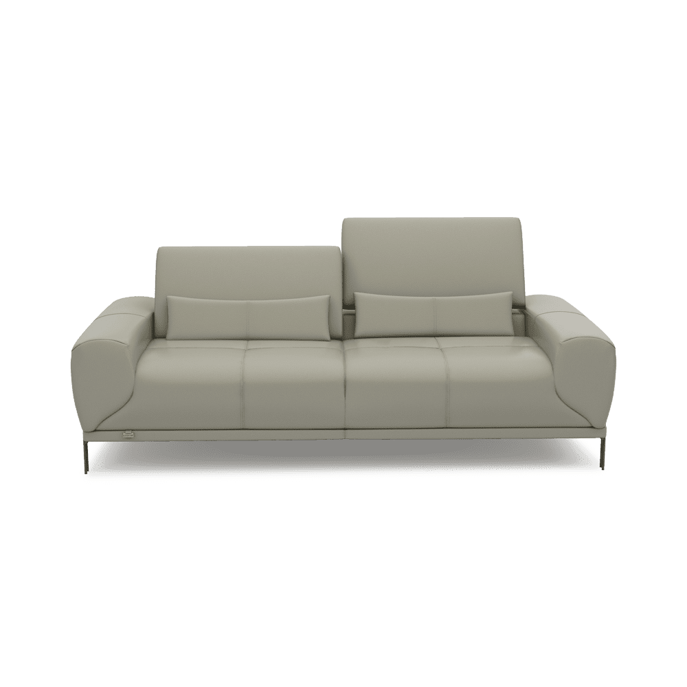 WILFORD – Modular Fabric / Leather Sofa with Adjustable Backrest (3-seater)